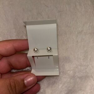 Pearl sterling silver 925 earrings